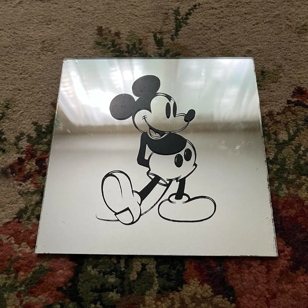 mickey mouse square mirror